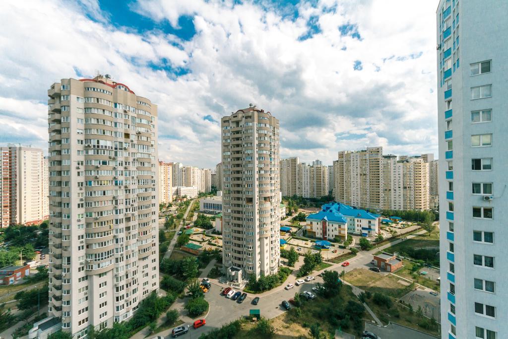 Apartment On Urlovskaya 23A Kiev Exteriör bild